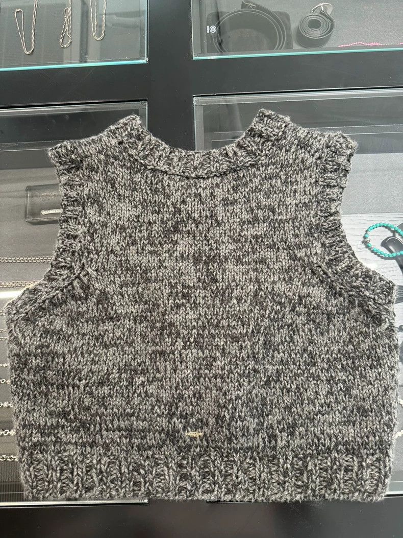 Chrome Hearts Chrome Hearts Cashmere Cross Patch Vest-yf Size US L / EU 52-54 / 3 - 2 Thumbnail