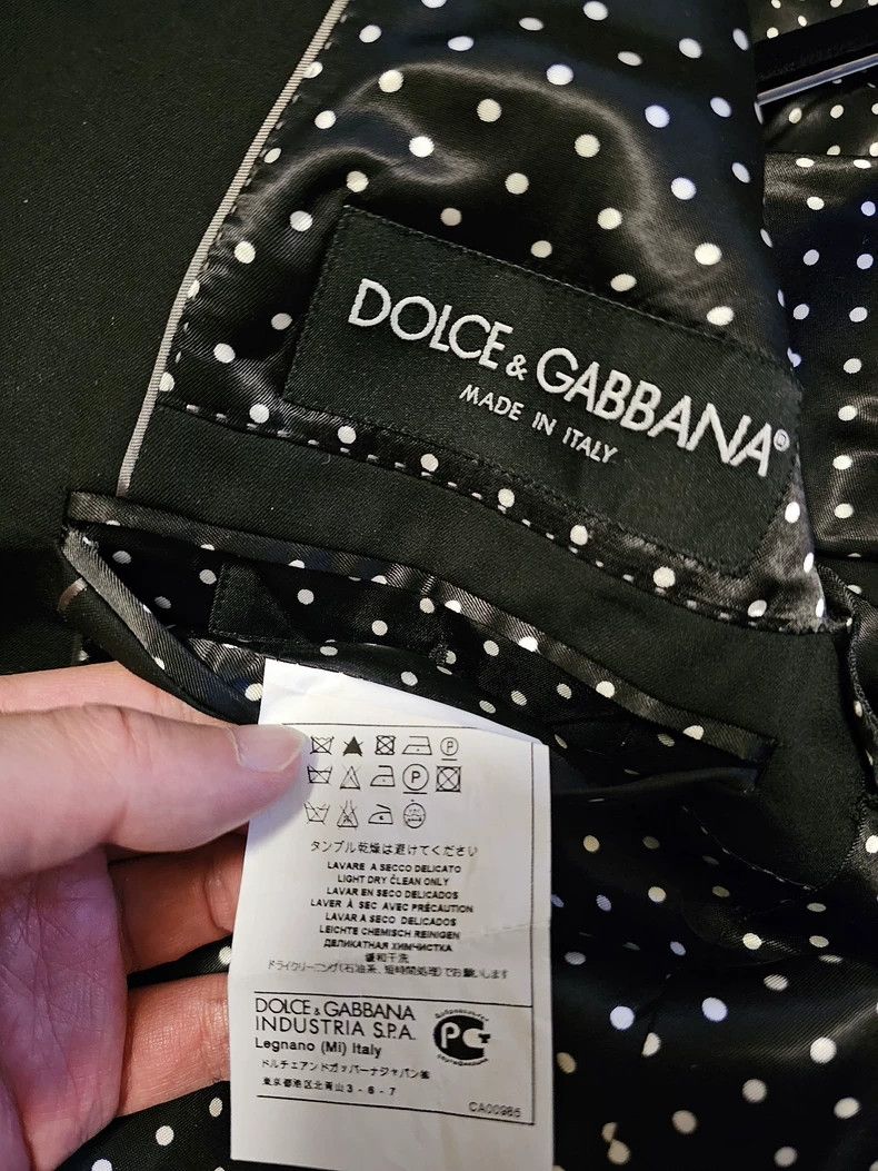 Dolce&Gabbana Black Wool Blazer-yf