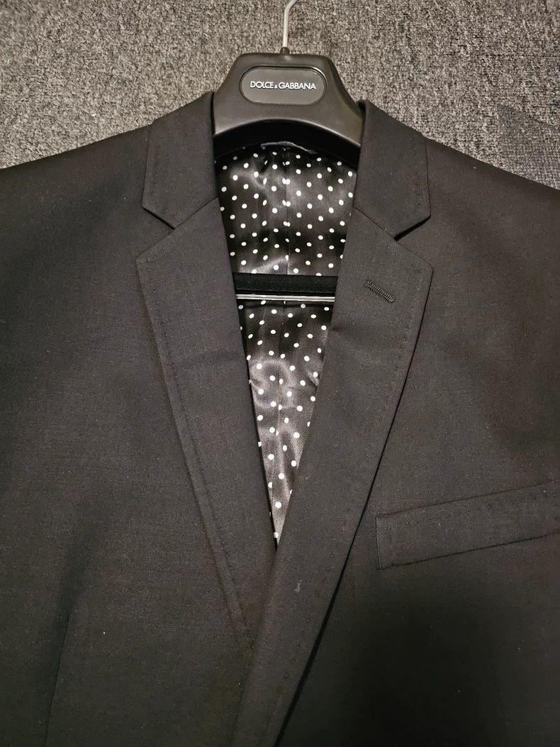 Dolce&Gabbana Black Wool Blazer-yf