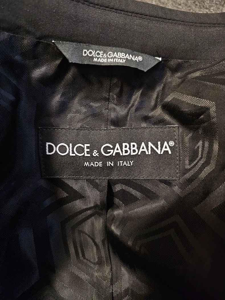Dolce&Gabbana Black Wool Blazer-yf