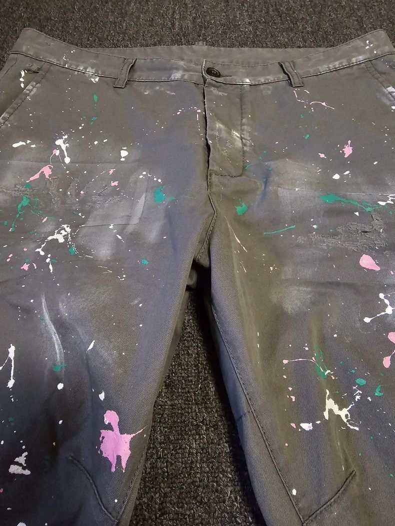 Dsquared2 DSQUARED2 Men's Paint Splatter Chino Pants-yf Size US 34 / EU 50 - 2 Thumbnail