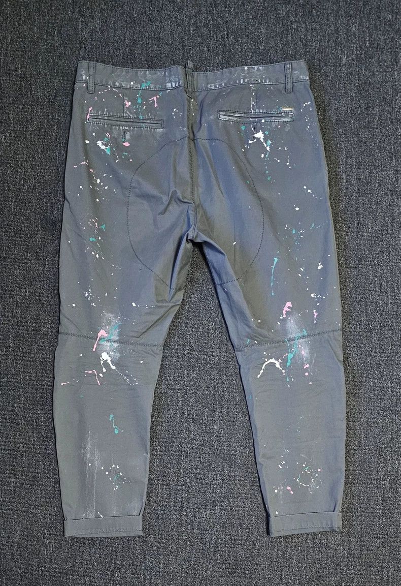 Dsquared2 DSQUARED2 Men's Paint Splatter Chino Pants-yf Size US 34 / EU 50 - 3 Thumbnail