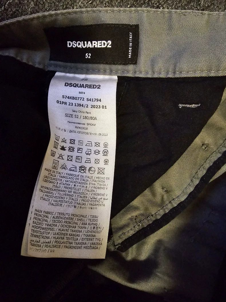 Dsquared2 DSQUARED2 Men's Paint Splatter Chino Pants-yf Size US 34 / EU 50 - 5 Thumbnail