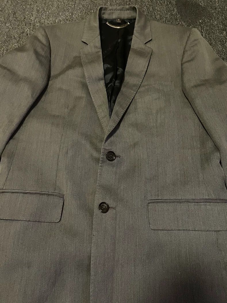 Burberry Burberry Gray Wool Silk Blazer-yf Size US M / EU 48-50 / 2 - 3 Thumbnail