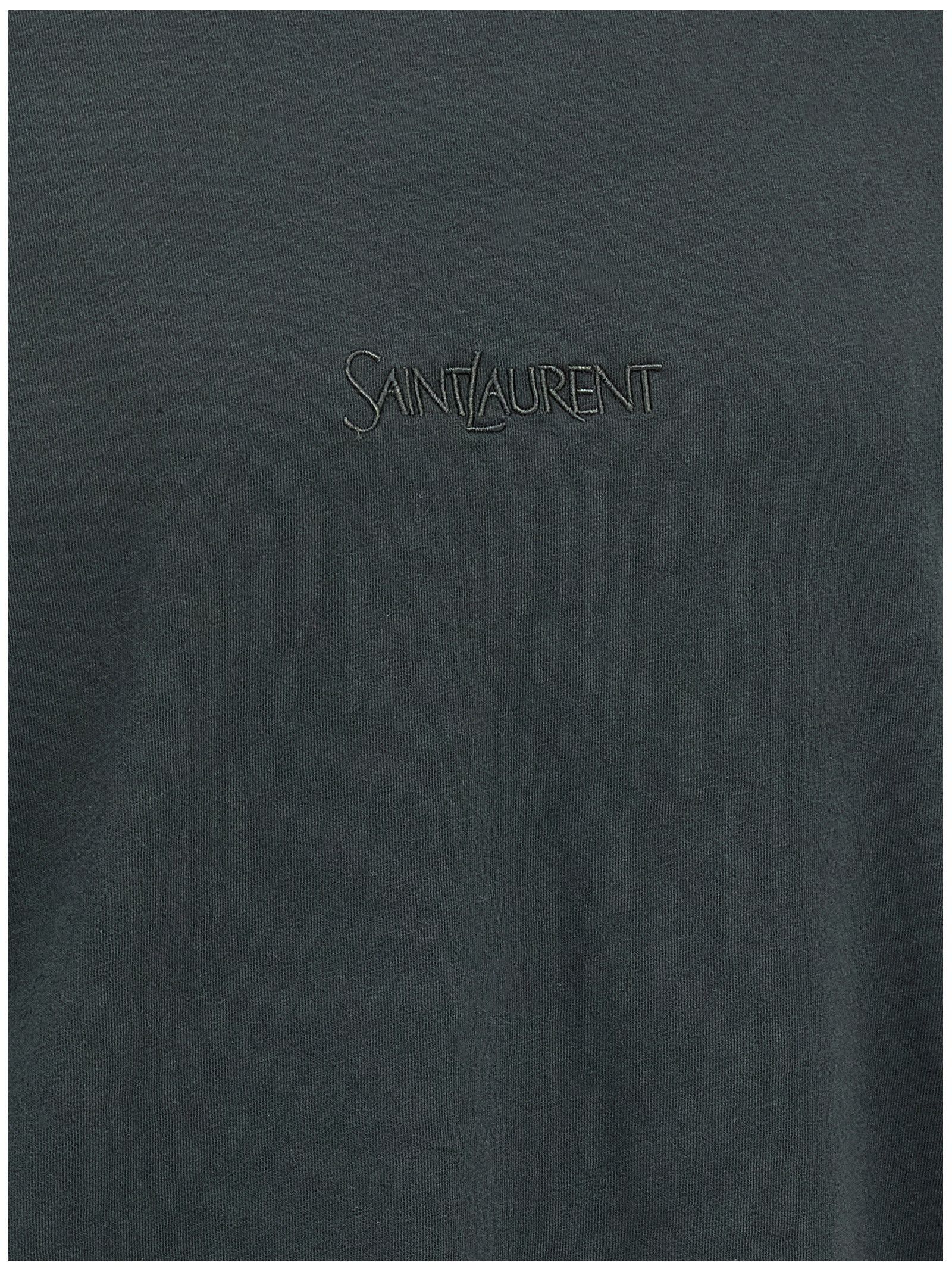 Saint Laurent Paris Logo Embroidery T-Shirt Size US XL / EU 56 / 4 - 4 Thumbnail