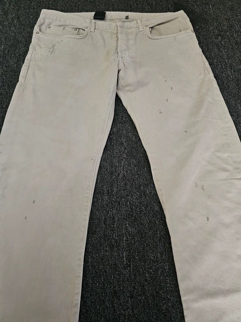 Dior Dior Beige Paint Splatter Casual Jeans-yf Size US 34 / EU 50 - 2 Thumbnail