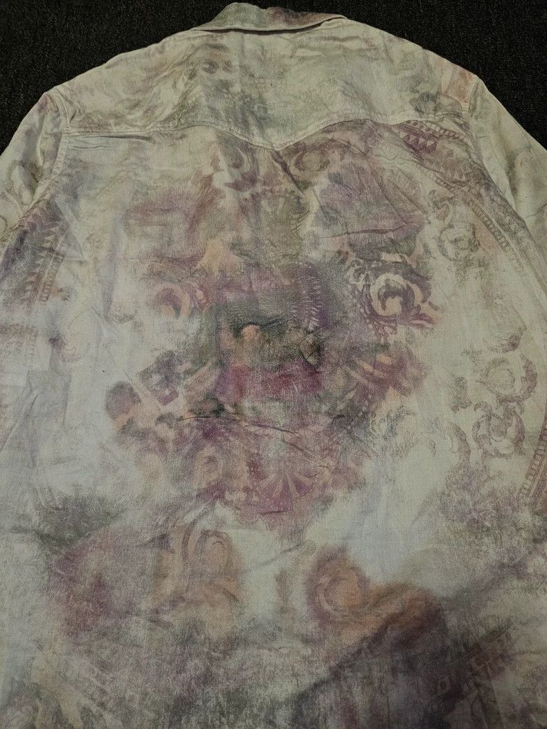 Balmain Balmain Floral Print Long Sleeve Shirt-yf Size US L / EU 52-54 / 3 - 5 Thumbnail
