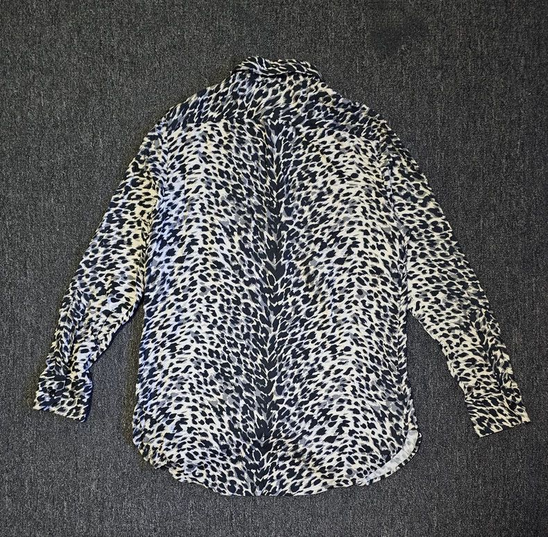 Saint Laurent Paris Saint Laurent Leopard Print Button-Up Shirt-yf Size US M / EU 48-50 / 2 - 4 Thumbnail