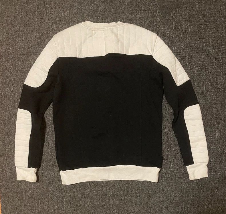 Balmain Balmain Men's Black White Logo Sweatshirt-yf Size US S / EU 44-46 / 1 - 5 Thumbnail