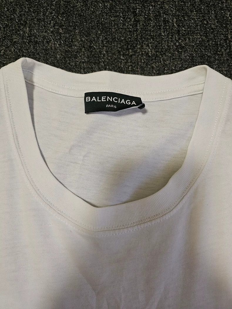 Balenciaga Balenciaga Oversized Layered Short Sleeve T-shirt-yf Size US S / EU 44-46 / 1 - 3 Thumbnail