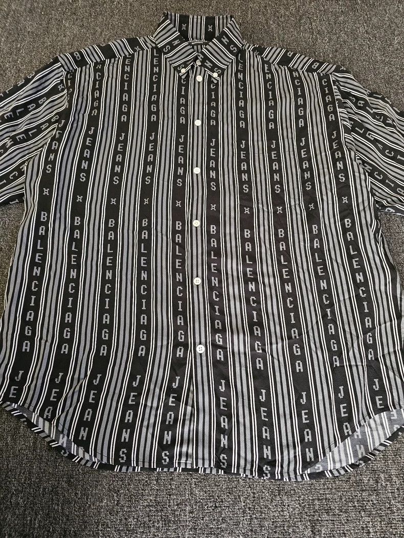 Balenciaga Balenciaga Oversize Short Sleeve Shirt-yf Size US M / EU 48-50 / 2 - 2 Thumbnail