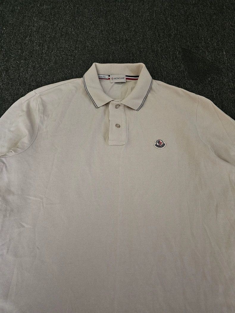 Moncler Moncler Men's Beige Long Sleeve Polo-yf Size US L / EU 52-54 / 3 - 2 Thumbnail