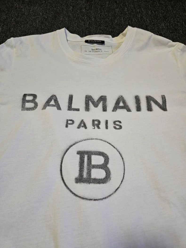 Balmain Balmain Paris Men's Short Sleeve T-Shirt-yf Size US S / EU 44-46 / 1 - 2 Thumbnail