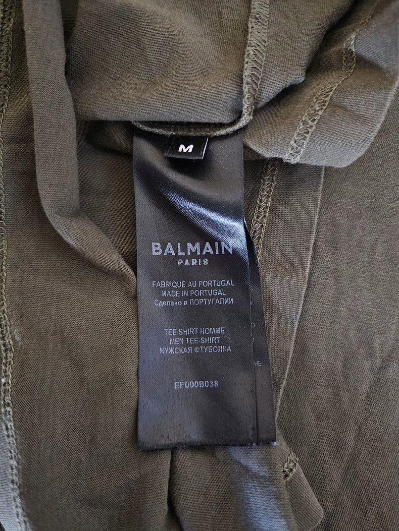 Balmain Balmain Paris Embossed Short Sleeve T-Shirt-yf Size US M / EU 48-50 / 2 - 5 Thumbnail