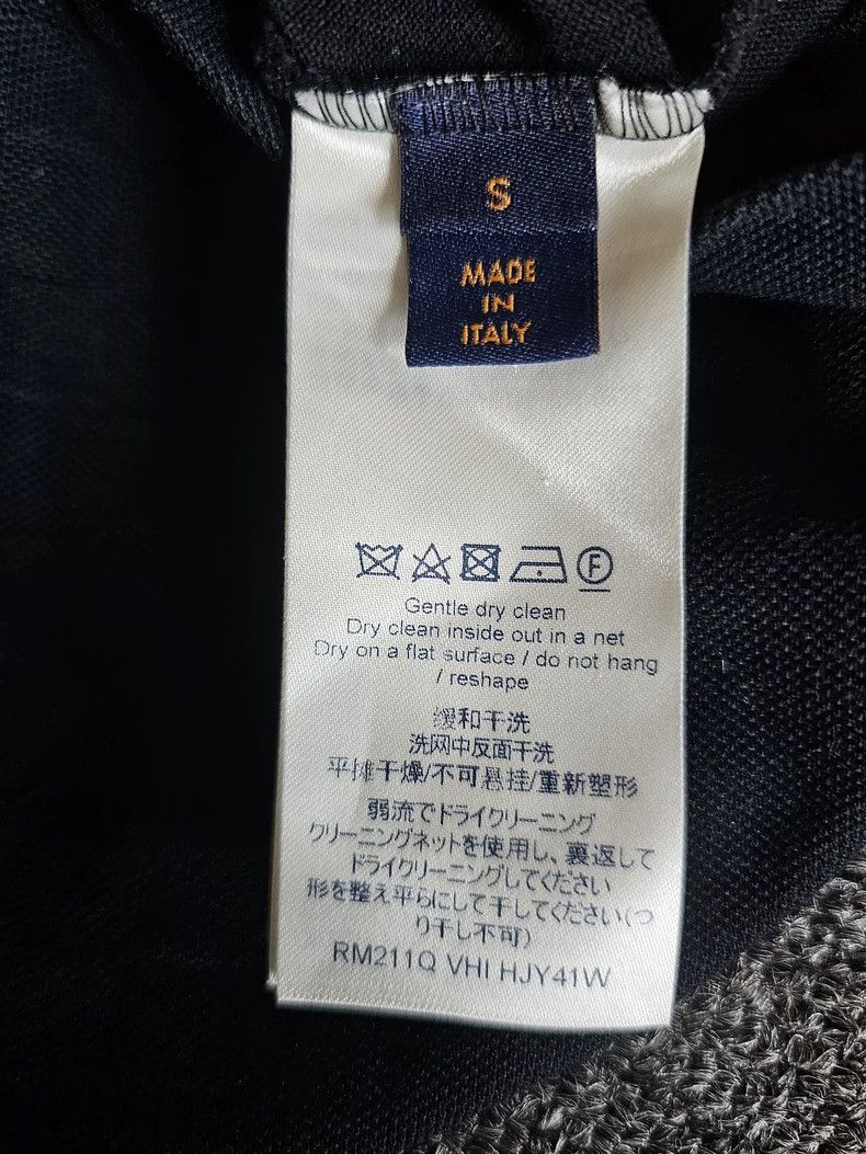 Louis Vuitton Louis Vuitton Men's Black Polo Shirt-yf Size US S / EU 44-46 / 1 - 6 Thumbnail