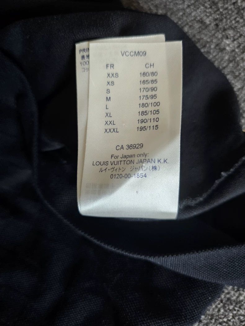 Louis Vuitton Louis Vuitton Men's Black Polo Shirt-yf Size US S / EU 44-46 / 1 - 8 Thumbnail