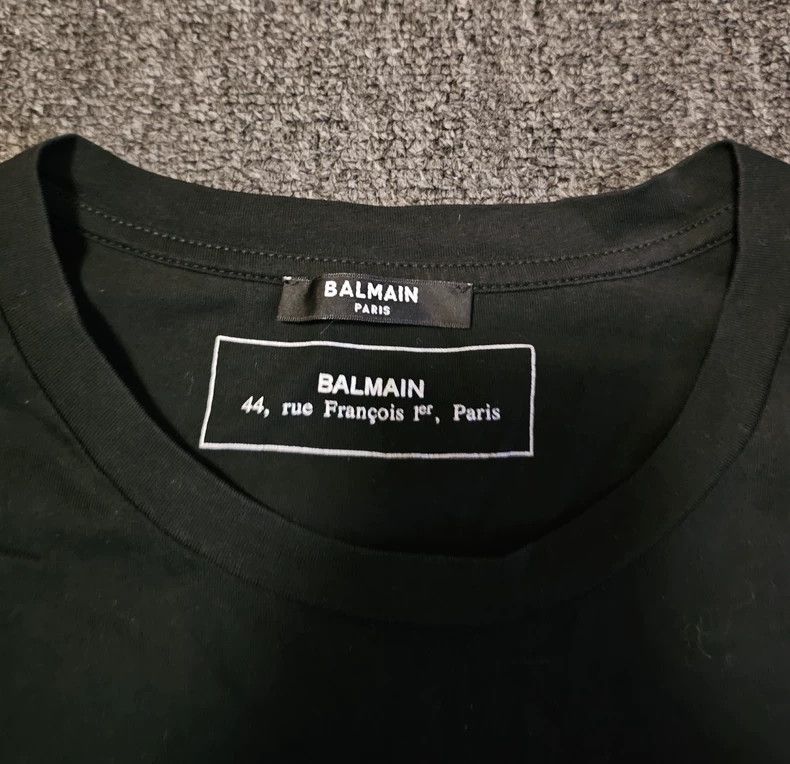 Balmain Balmain Paris Short Sleeve T-Shirt-yf Size US L / EU 52-54 / 3 - 3 Thumbnail
