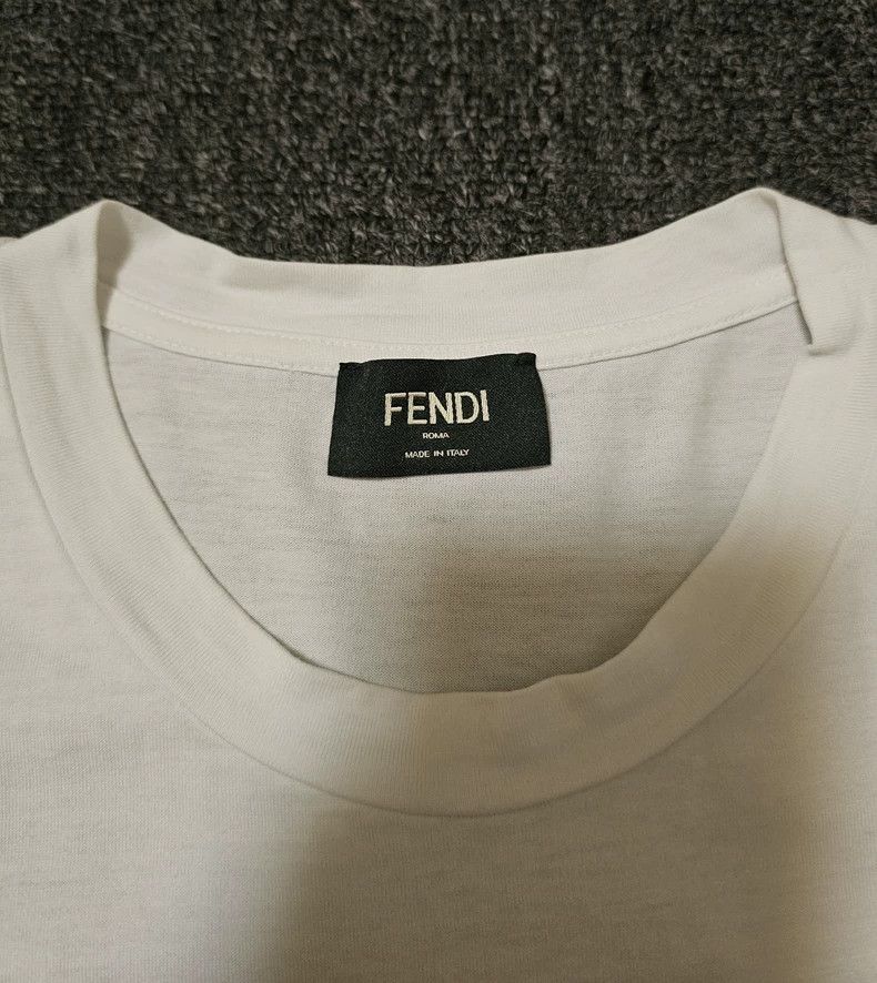 Fendi Fendi White Short Sleeve Logo T-Shirt-yf Size US S / EU 44-46 / 1 - 3 Thumbnail