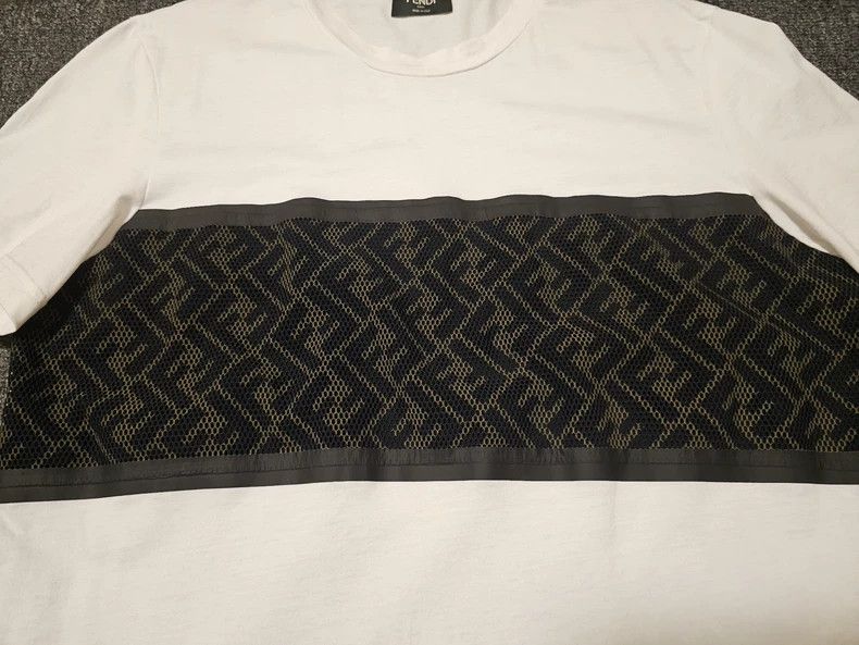 Fendi Fendi White Short Sleeve Logo T-Shirt-yf Size US S / EU 44-46 / 1 - 2 Thumbnail
