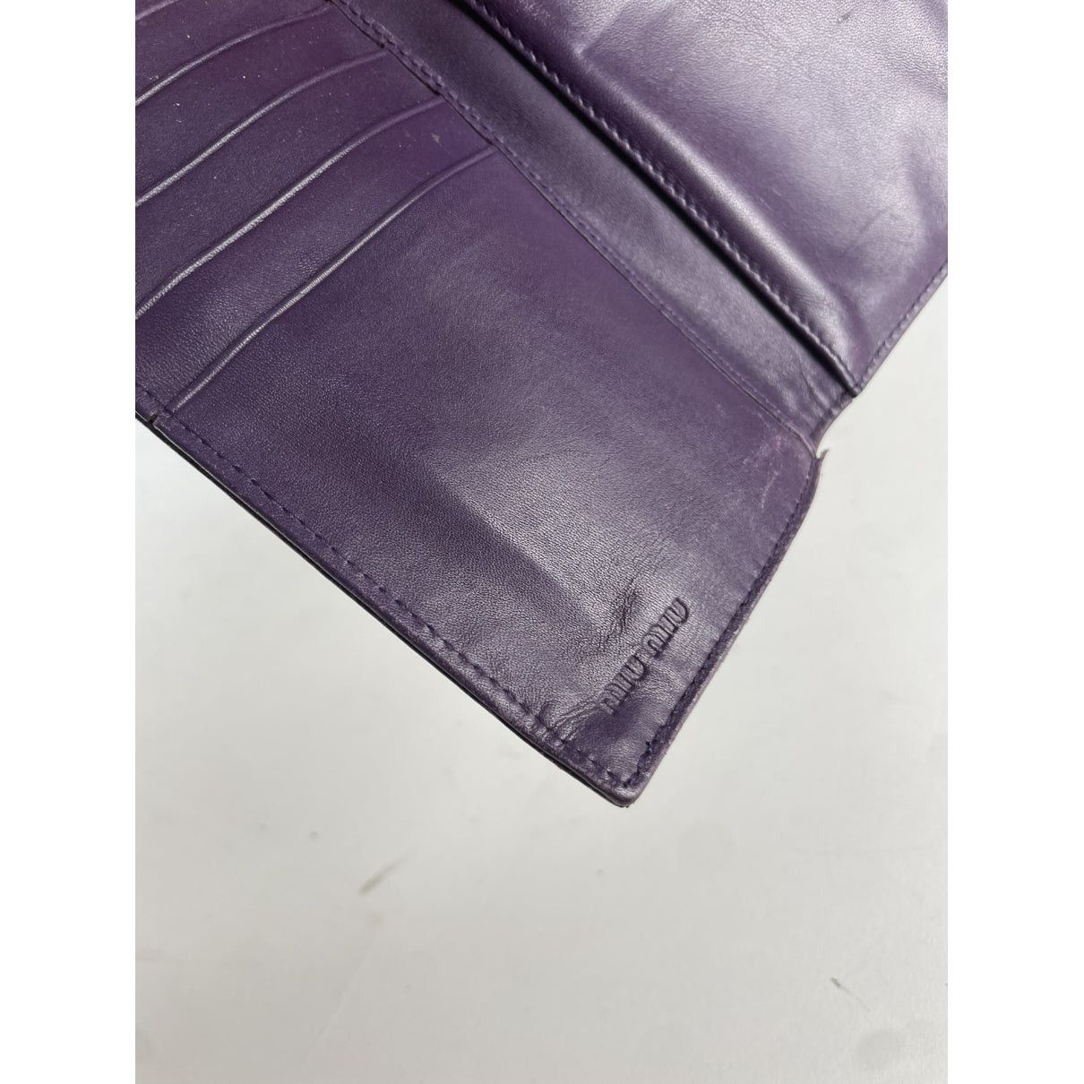 Miu Miu Pink Leather Wallet Size ONE SIZE - 5 Thumbnail