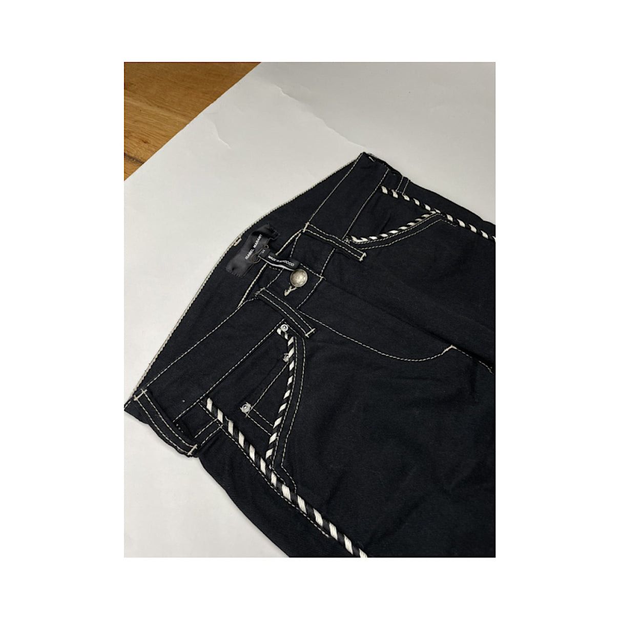 Isabel Marant Black Cotton Jean Size 24" / US 00 / IT 34 - 2 Thumbnail