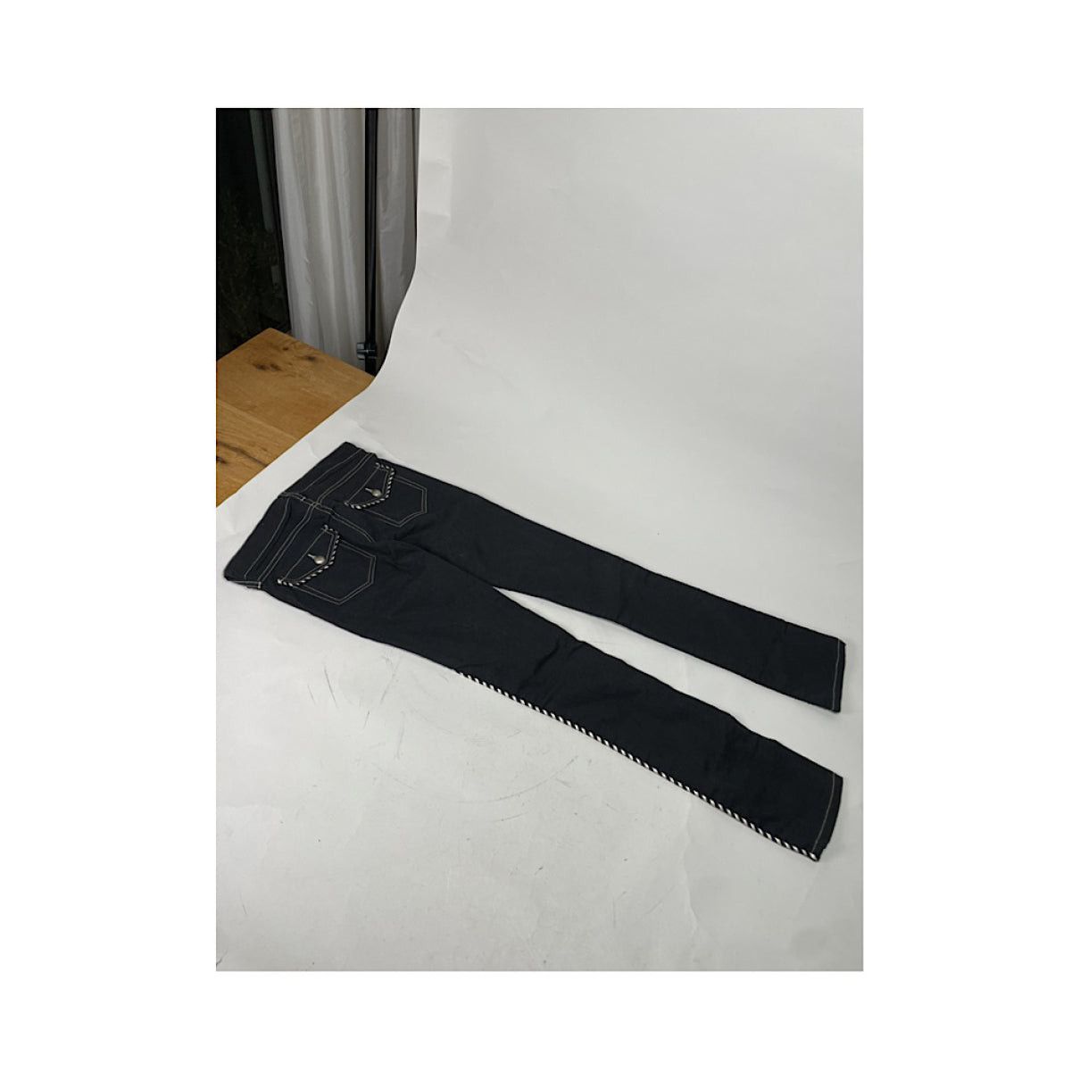 Isabel Marant Black Cotton Jean Size 24" / US 00 / IT 34 - 4 Thumbnail