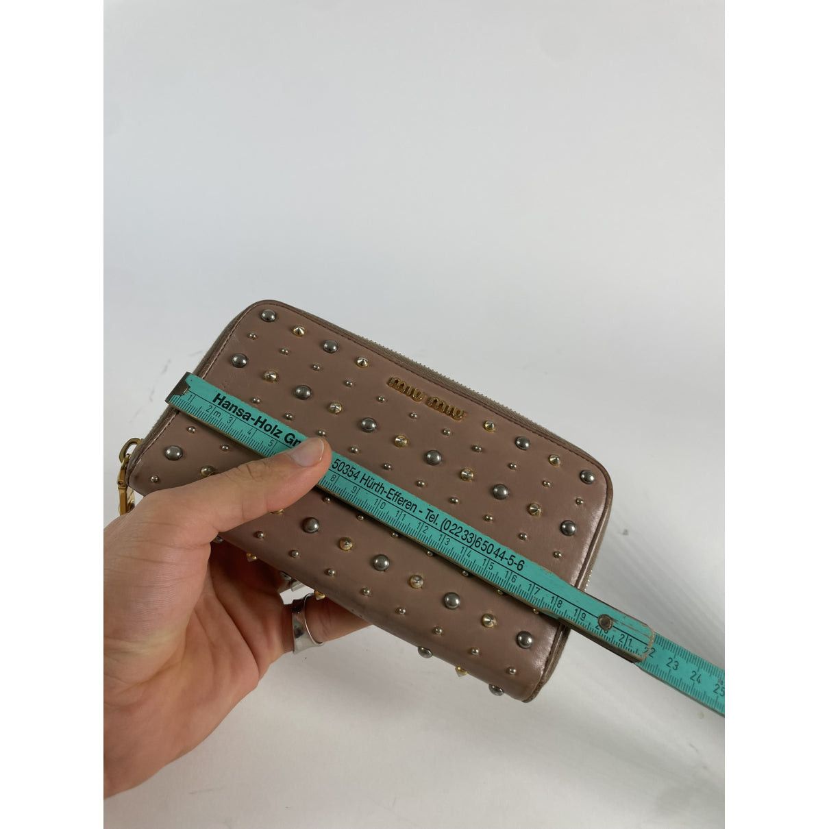 Miu Miu Pink Leather Wallet Size ONE SIZE - 5 Thumbnail