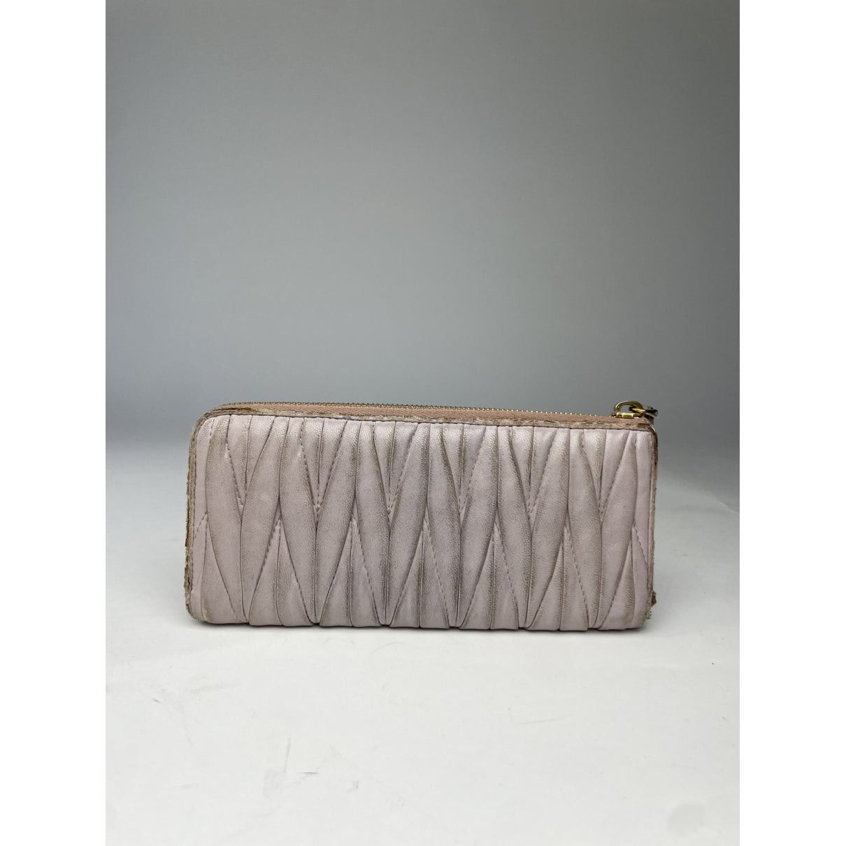 Miu Miu Purple Leather Wallet Size ONE SIZE - 2 Thumbnail