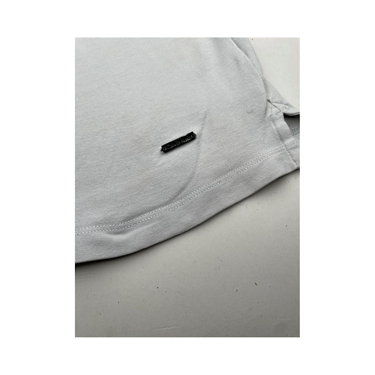 Calvin Klein Grey Cotton Polo Shirt Size S / US 4 / IT 40 - 4 Thumbnail