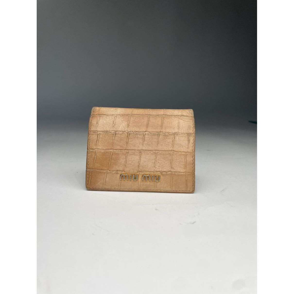 Miu Miu Brown Leather Purse Size ONE SIZE - 2 Thumbnail