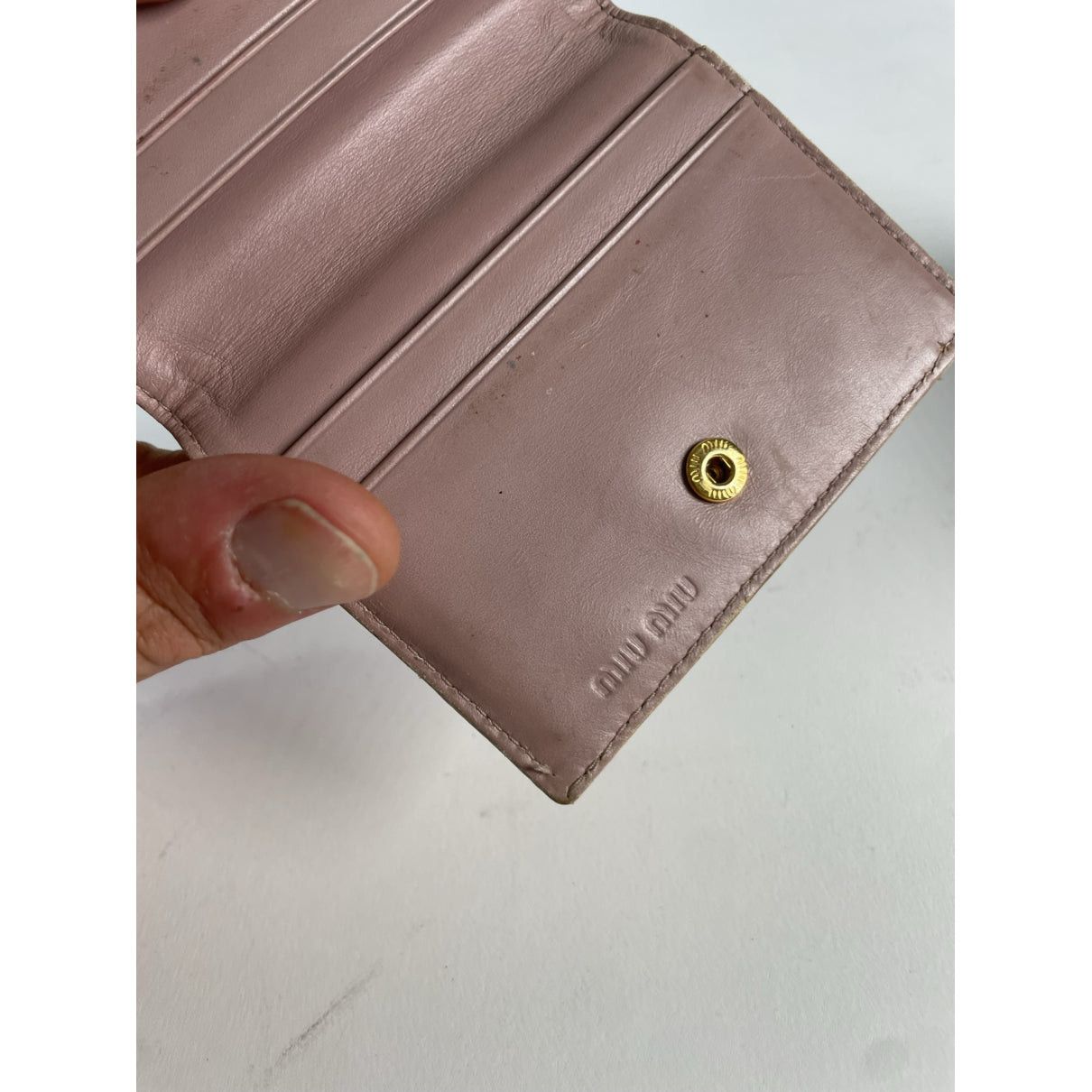 Miu Miu Brown Leather Purse Size ONE SIZE - 5 Thumbnail