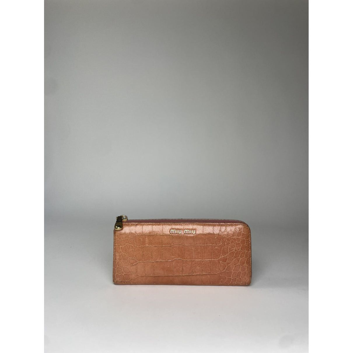 Miu Miu Orange Patent Leather Wallet Size ONE SIZE - 5 Thumbnail