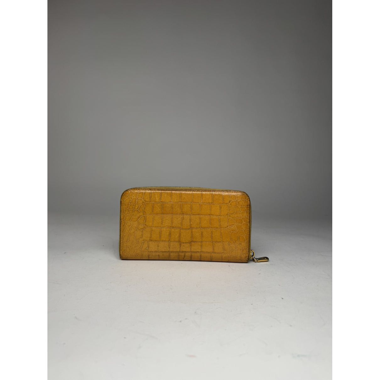 Miu Miu Yellow Leather Wallet Size ONE SIZE - 2 Thumbnail