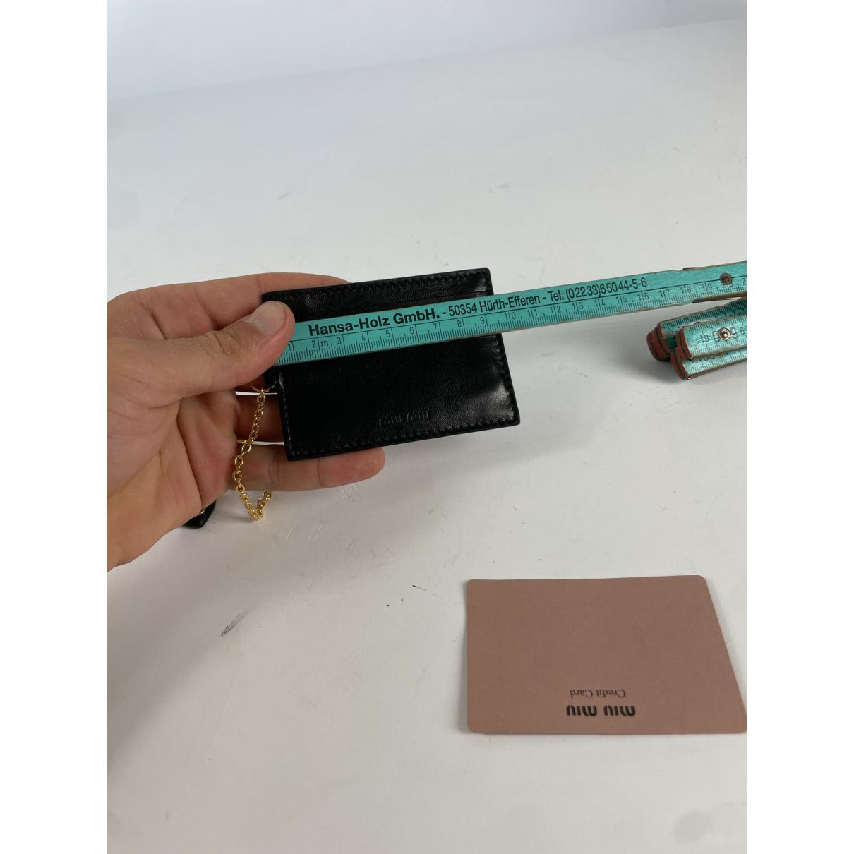 Miu Miu Black Leather Purse Size ONE SIZE - 4 Thumbnail