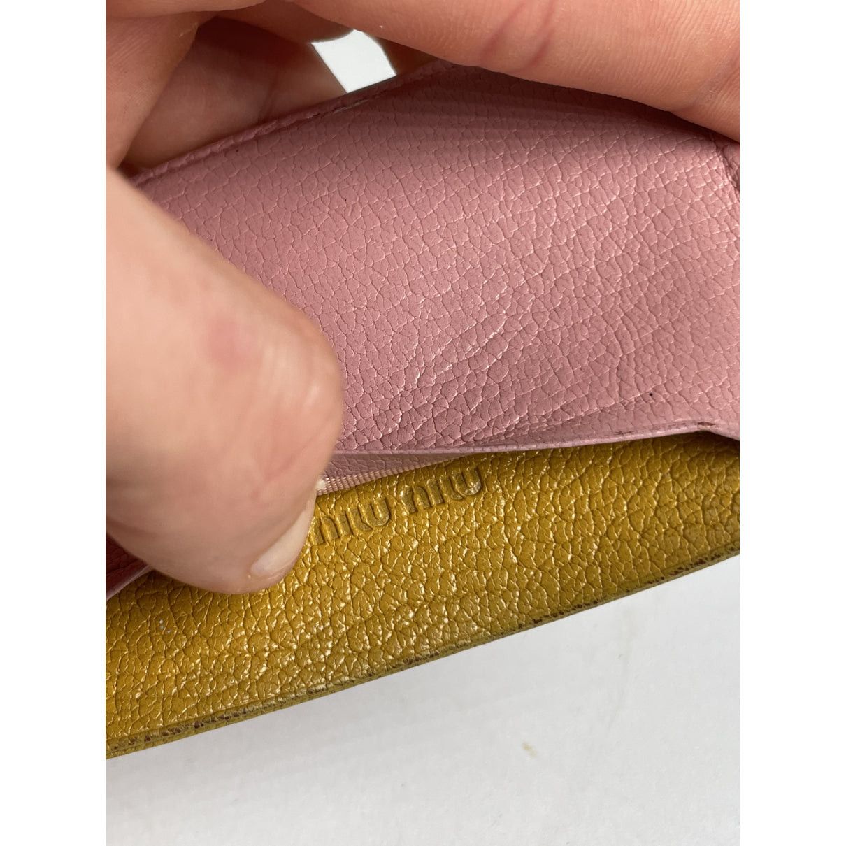 Miu Miu Pink Leather Purse Size ONE SIZE - 5 Thumbnail