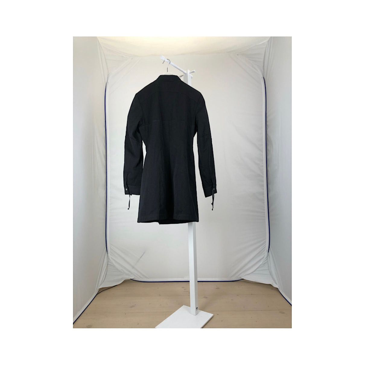 Miu Miu Black Cotton Coat Size L / US 10 / IT 46 - 5 Thumbnail