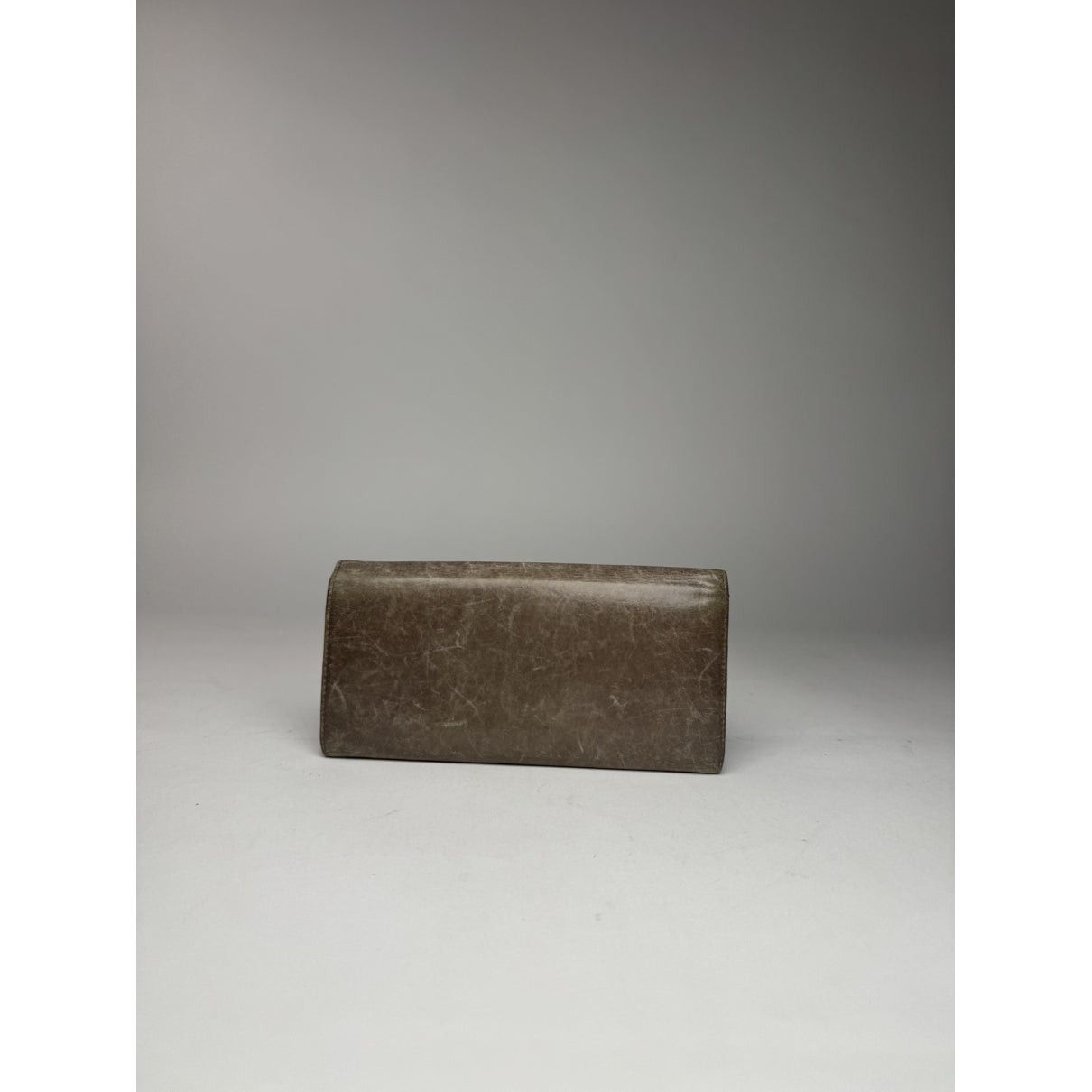 Miu Miu Grey Leather Wallet Size ONE SIZE - 2 Thumbnail