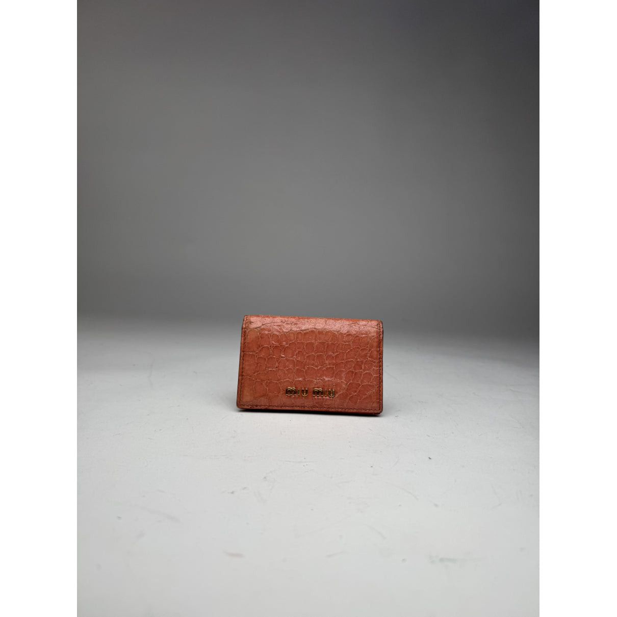 Miu Miu Orange Leather Purse Size ONE SIZE - 5 Thumbnail