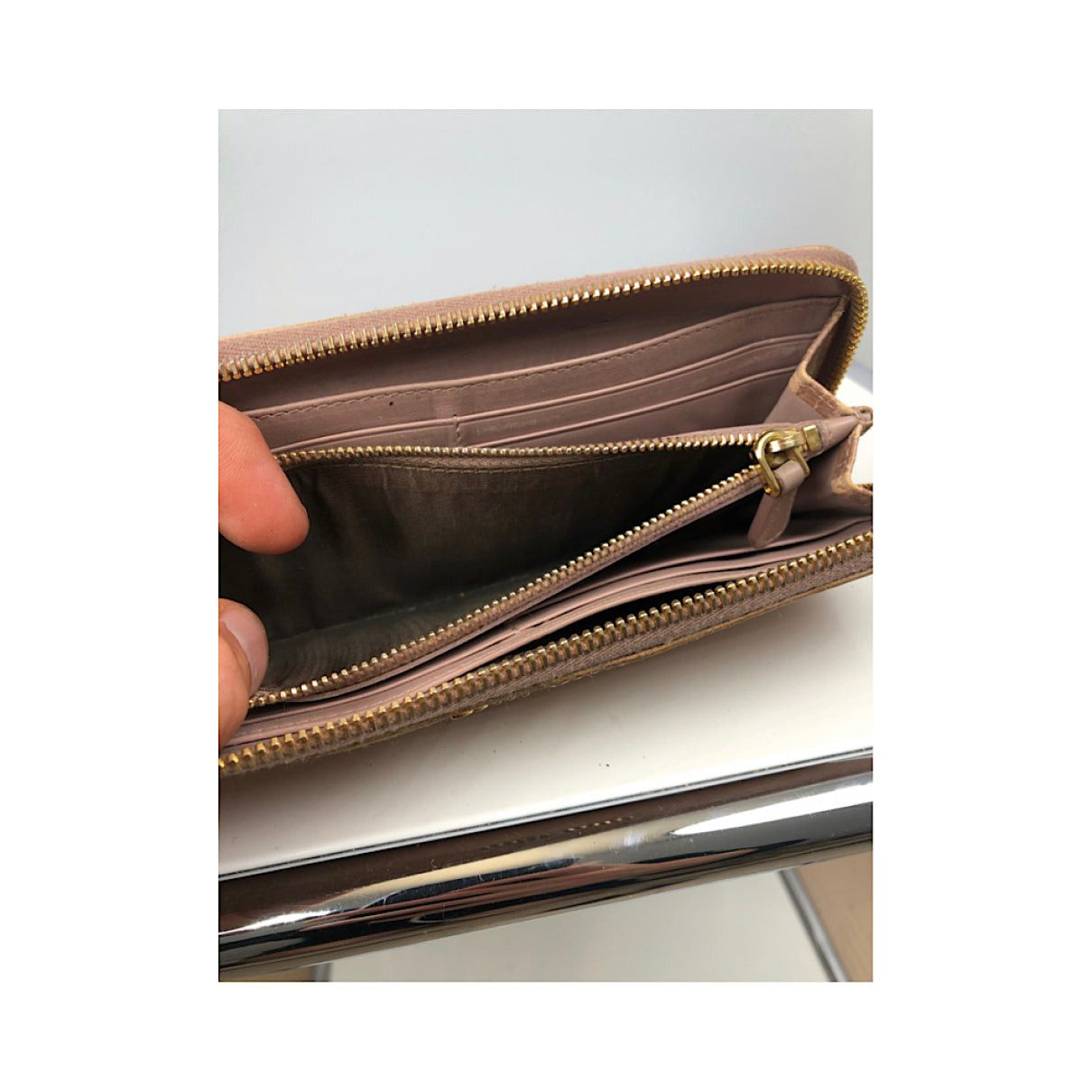 Miu Miu Brown Leather Wallet Size ONE SIZE - 3 Thumbnail