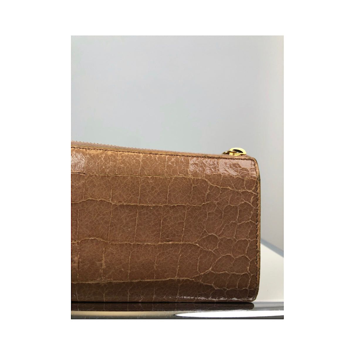Miu Miu Brown Leather Wallet Size ONE SIZE - 4 Thumbnail
