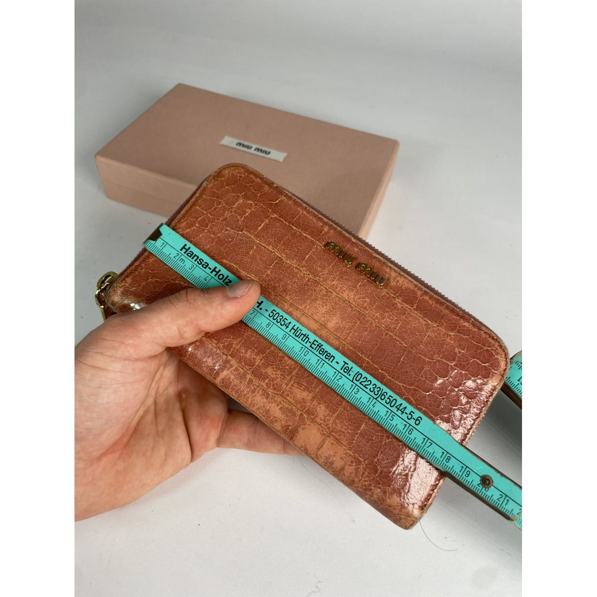 Miu Miu Brown Leather Wallet Size ONE SIZE - 5 Thumbnail
