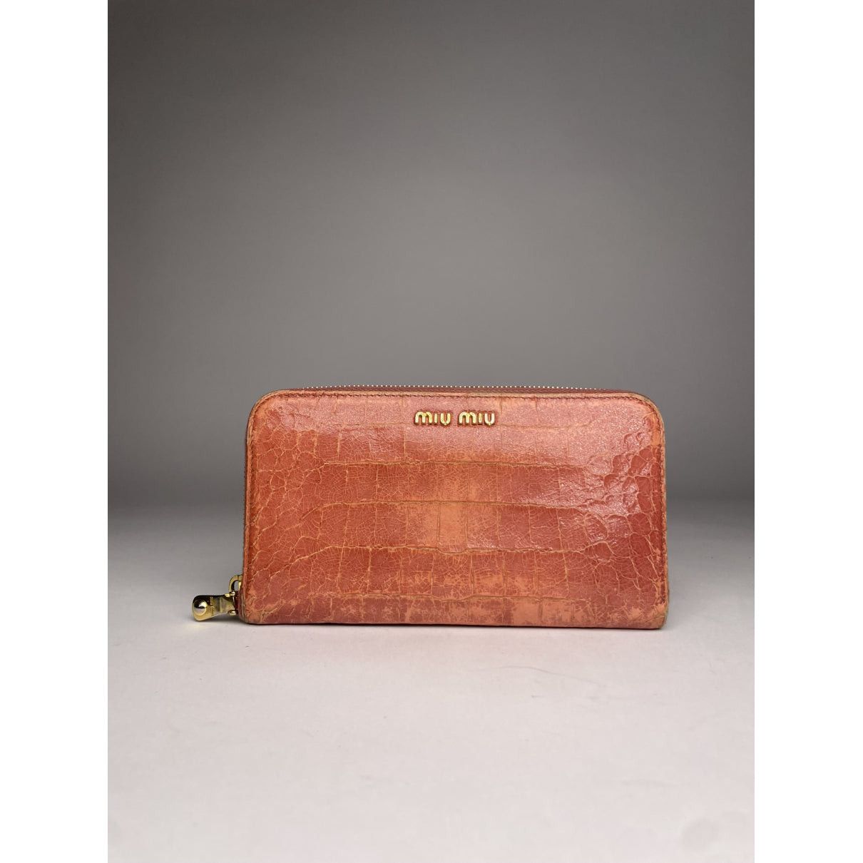 Miu Miu Brown Leather Wallet Size ONE SIZE - 2 Thumbnail