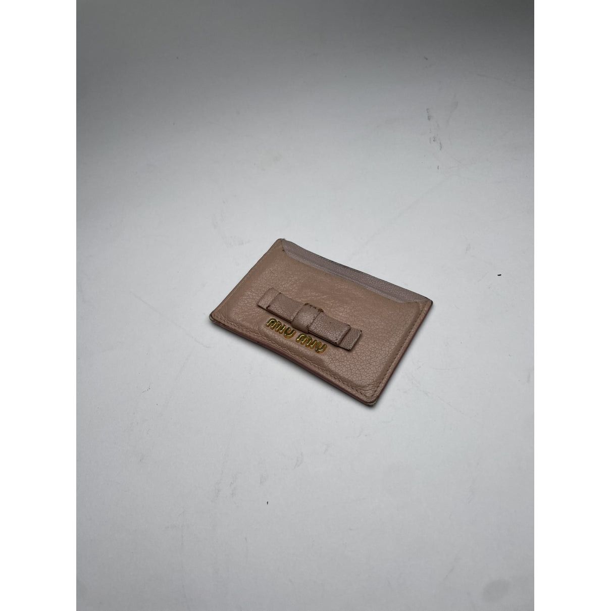 Miu Miu Beige Leather Purse Size ONE SIZE - 4 Thumbnail
