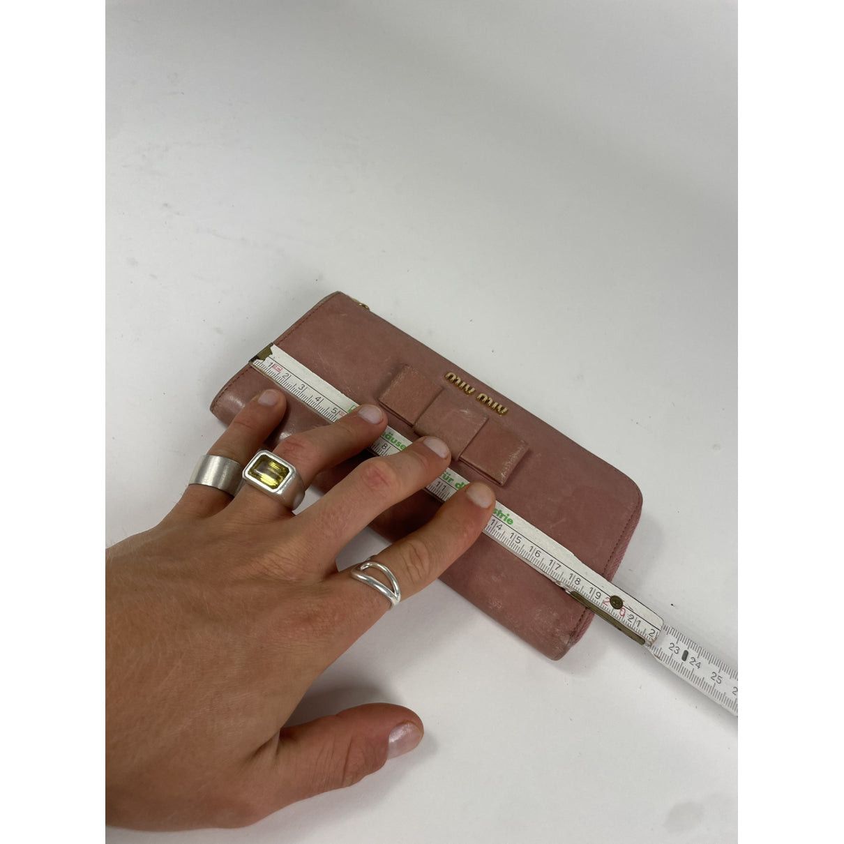 Miu Miu Pink Leather Wallet Size ONE SIZE - 5 Thumbnail