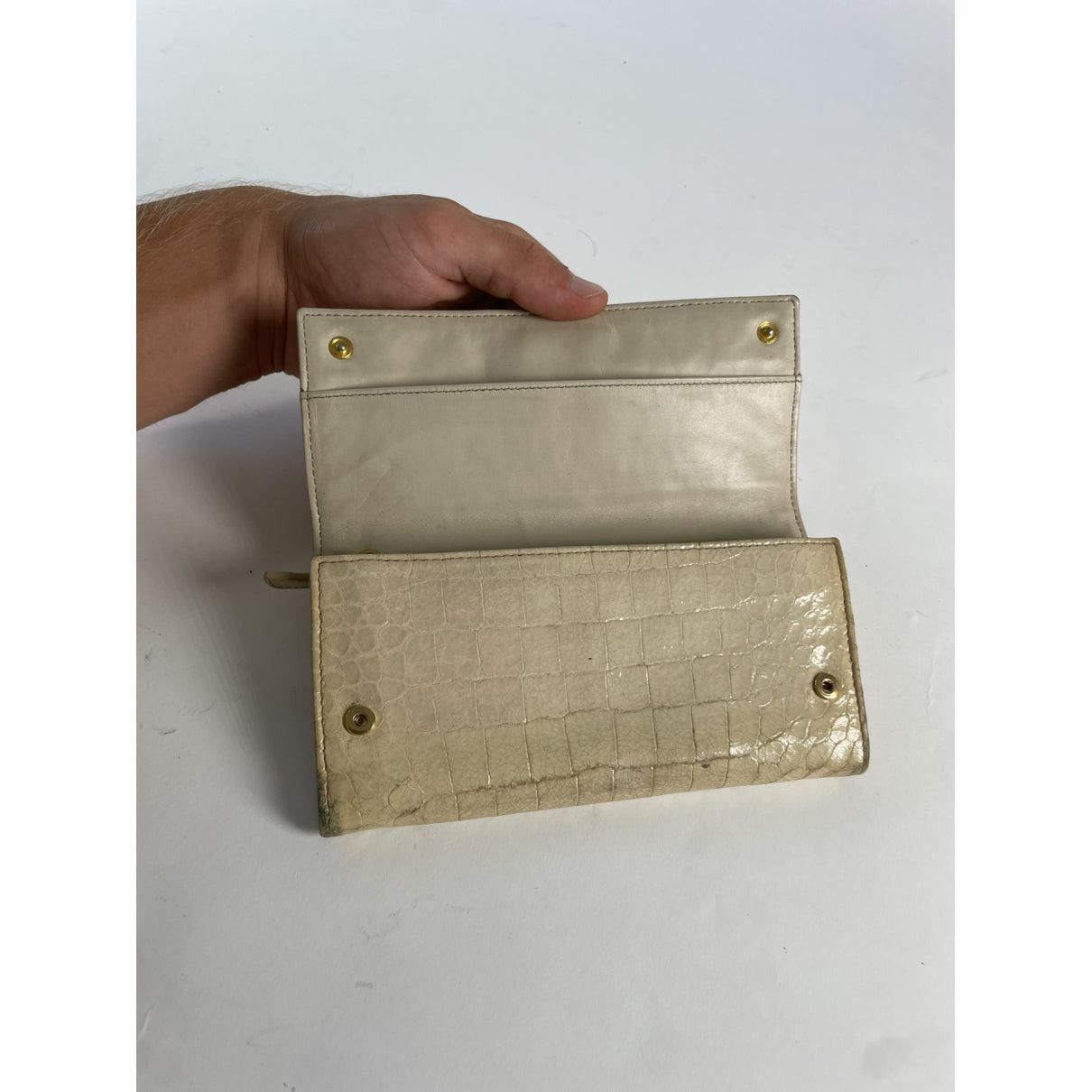 Miu Miu White Leather Wallet Size ONE SIZE - 5 Thumbnail