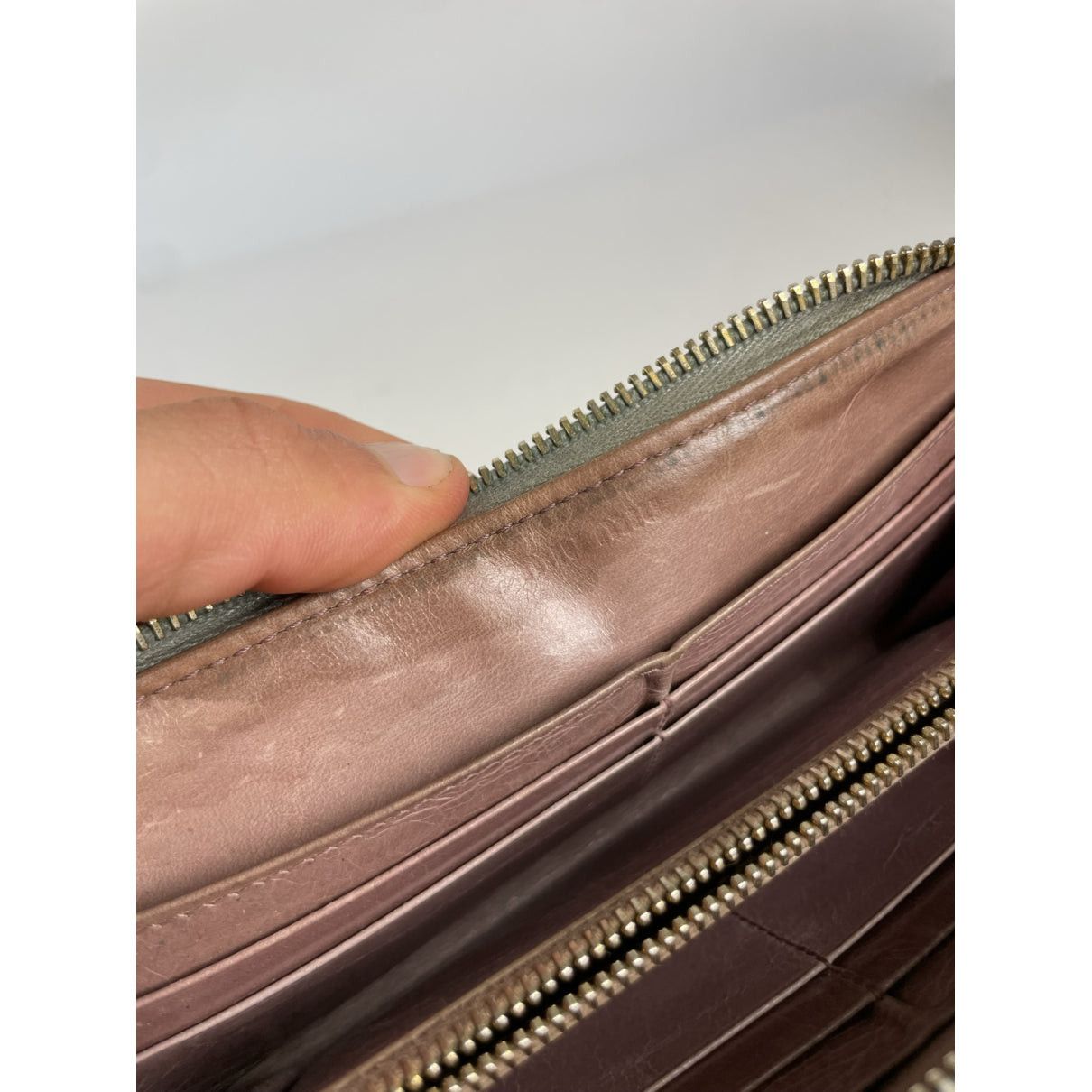 Miu Miu Green Leather Wallet Size ONE SIZE - 4 Thumbnail