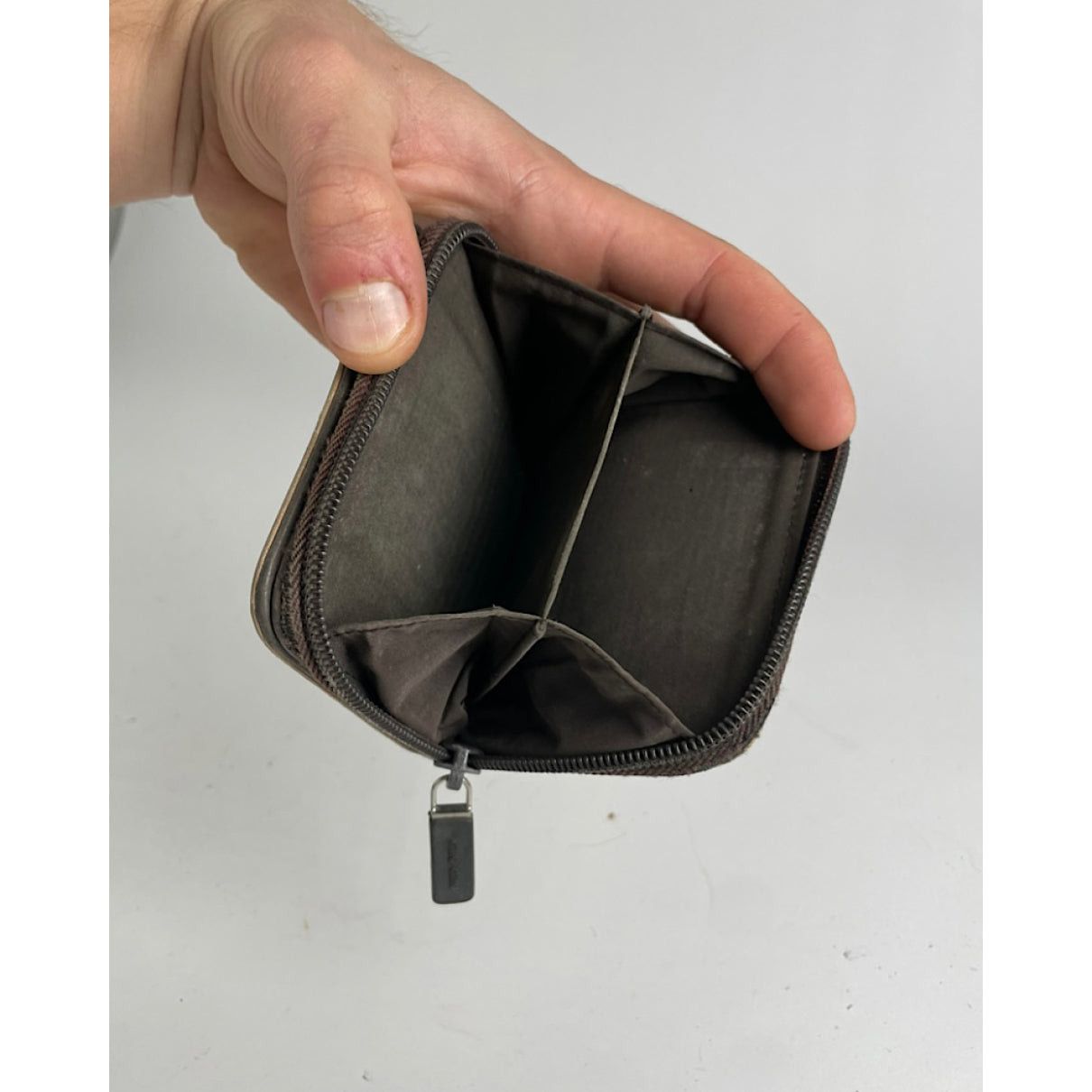 Beige Leather Wallet