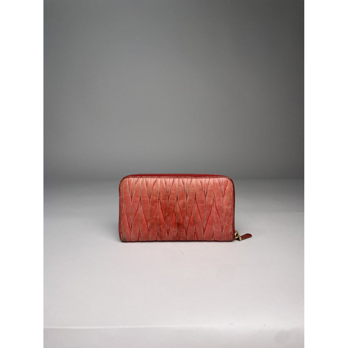 Miu Miu Red Leather Wallet Size ONE SIZE - 4 Thumbnail