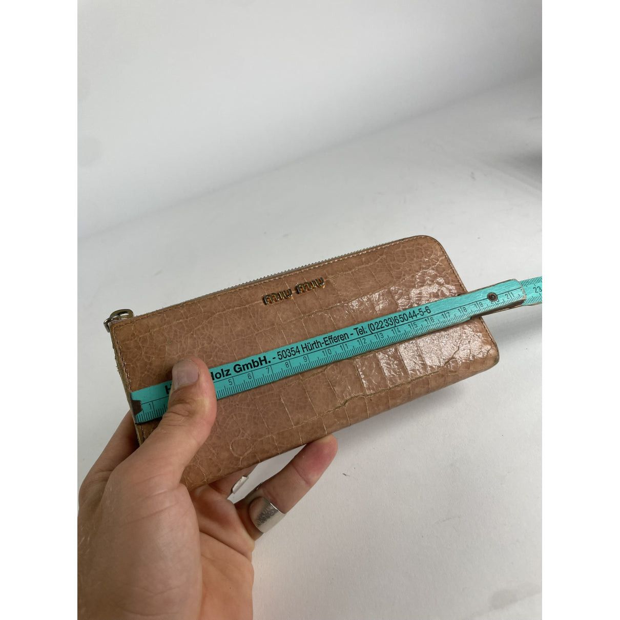 Miu Miu Pink Leather Wallet Size ONE SIZE - 5 Thumbnail