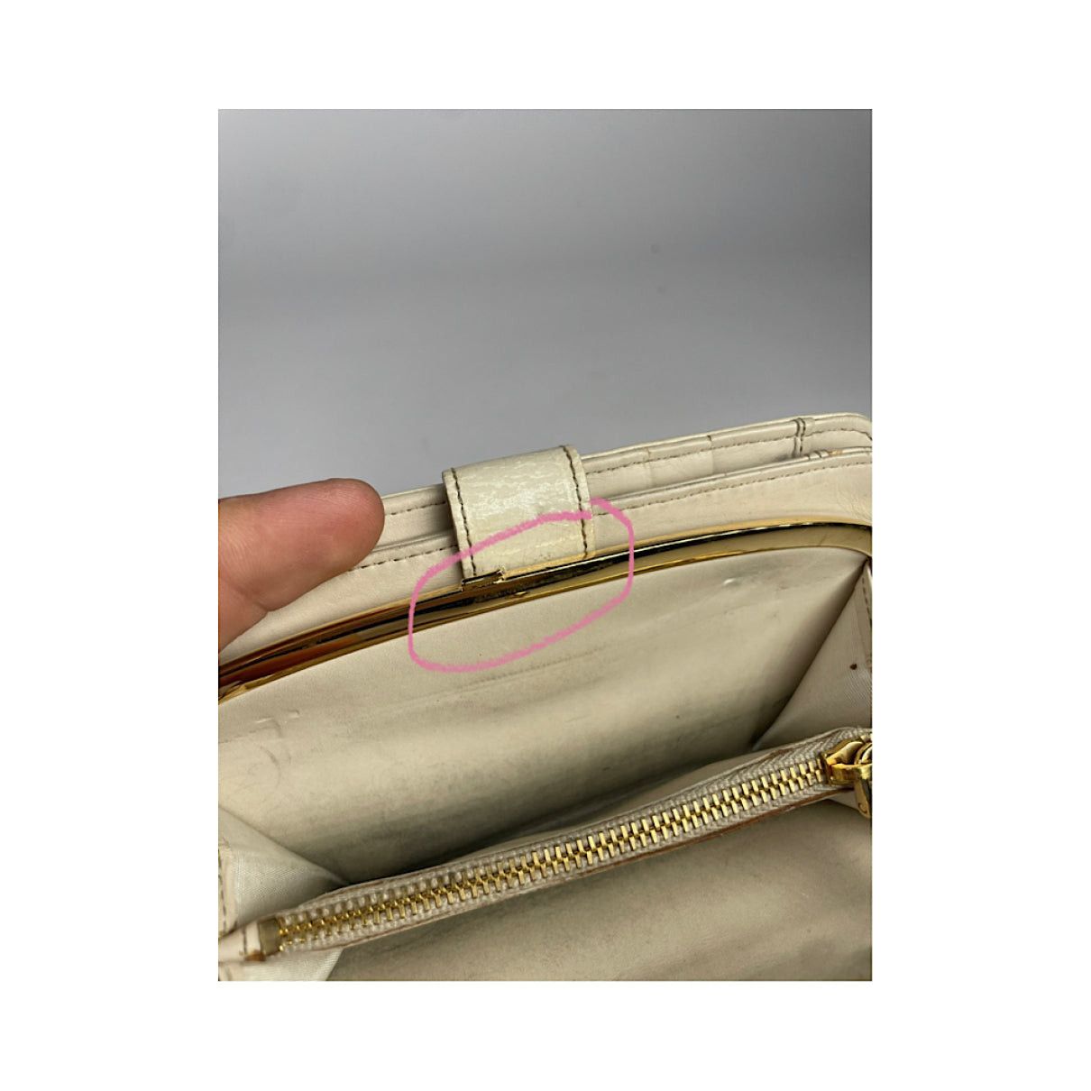 Miu Miu White Leather Wallet Size ONE SIZE - 4 Thumbnail